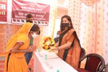 WELCOME OF CHIEF GUEST (IAS ANUPPUR)